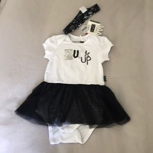 NWT onesie with Too-too and headband